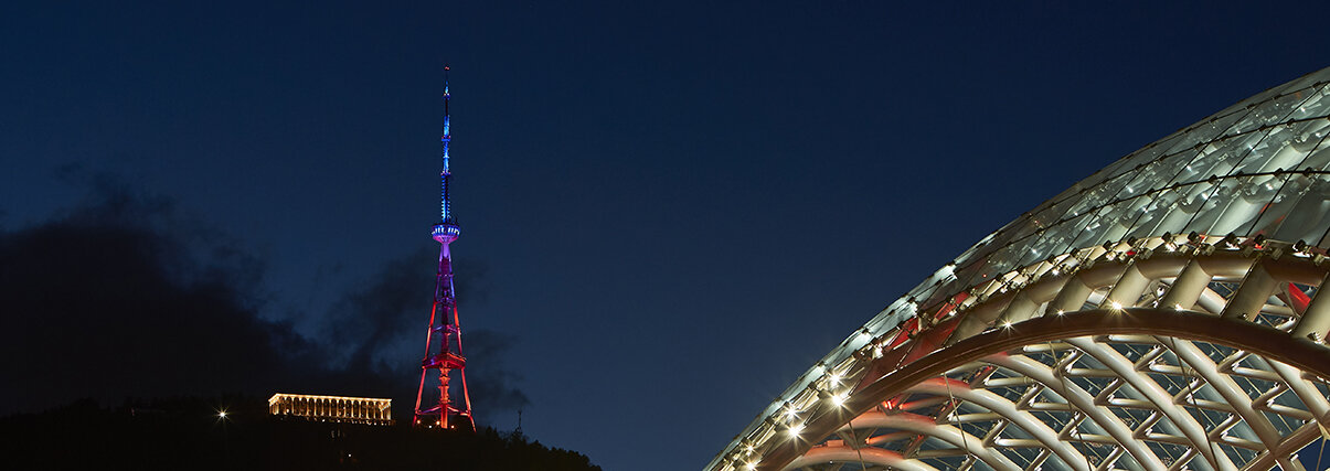 Tbilisi TV Tower World Cancer Day
